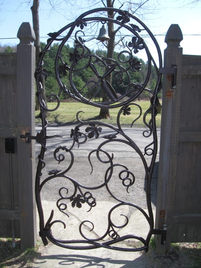 Ornamental Iron Walkway Gate